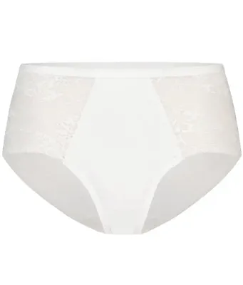 Basics midi lace - kanten dames heupslip - Kanten vrouwen ondergoed - Biologisch katoen - Badstof kruisje