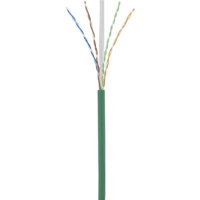 Renkforce RF-5153666 RJ45 Netwerkkabel, patchkabel CAT 6 U/UTP 3.00 m Groen Snagless, Halogeenvrij 1 stuk(s)