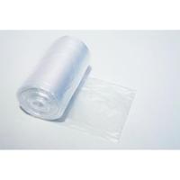 Vuilniszak HDPE, 10 micron, ft 44 x 48 cm, transparant, rol van 50 stuks - thumbnail