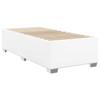 Bedframe kunstleer wit 100x200 cm - thumbnail