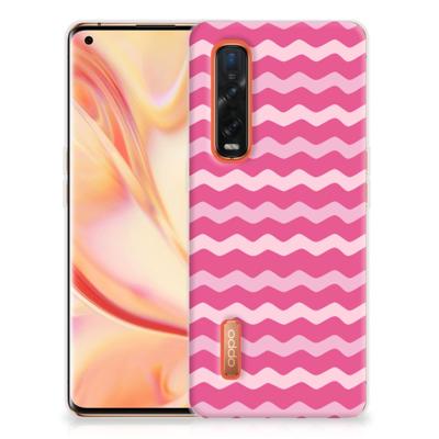 OPPO Find X2 Pro TPU bumper Waves Pink