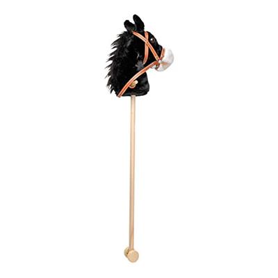 Playwood Houten stokpaard met geluid - zwart Playwood Houten stokpaard met geluid - zwart