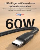 USB-C naar USB-C gamingkabel - BELKIN - Nintendo Switch 2 - 60 W - Zwart - thumbnail