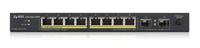 Zyxel 10-poorts Gigabit Unmanaged PoE+ Switch [8-poorts met 130 Watt budget] - Zonder ventilator [GS1100-10HP] - thumbnail