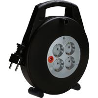 Brennenstuhl Vario Line kabelhaspel 15 meter, 4x geaard - thumbnail