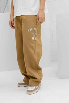 Equalité Fem Baggy Jeans Heren Beige - Maat 28 - Kleur: Sand | Soccerfanshop