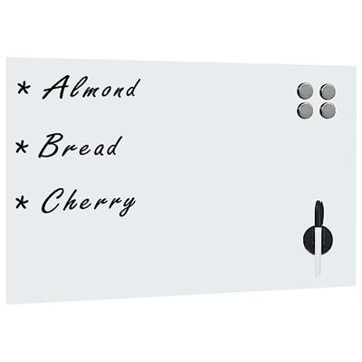 VidaXL Magneetbord wandmontage 50x30 cm glas