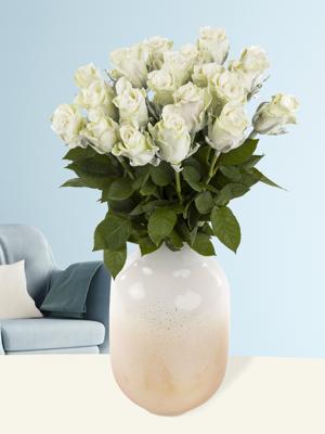 Roze geluksboeket - 7 rozen - Sweet Revival