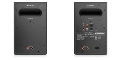 Audio Pro A28 - Draadloze actieve multiroom luidspreker met Bluetooth & WiFi - Stereo Speaker voor home entertainment met AirPlay 2, Chromecast, Spotify - zwart