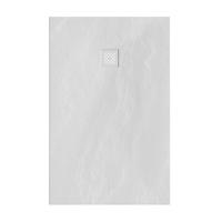 Douchebak Sanitop Just Creating Relievo Crag 90x140 cm Mat Wit - thumbnail