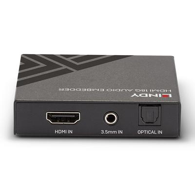 LINDY AV Converter Lindy - Audio-Embedder [HDMI, Toslink, Jackplug - HDMI] 3840 x 2160 Pixel