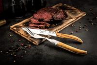 Laguiole Style de Vie Steakmessen Luxury Line Olijfhout - 6 stuks - thumbnail