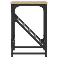 Schoenenrek 60x30x45 cm bewerkt hout sonoma eikenkleurig - thumbnail