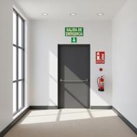 Bord Archivo 2000 "SALIDA DE EMERGENCIA" PVC 32 x 16 cm - thumbnail