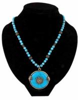 Howliet Blauw Heksenketting (Gekleurd) - thumbnail