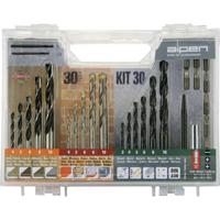 Alpen 800230100 Boor- en bitassortiment 30-delig Metaal, Steen, Beton, Metselwerk, Baksteen, Hout 3 mm, 4 mm, 5 mm, 6 mm, 8 mm, 10 mm - thumbnail