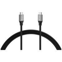 VARTA Speed Charge & Sync Kabel (USB Typ C auf USB Typ C, Strom- und Datenübertragung, 2 m), schwarz, nylon - thumbnail