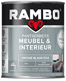 Rambo Pantserbeits Meubel & Interieur Mat 750 ml - Licht Grijs - thumbnail