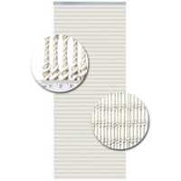 Vliegengordijn Kunststof Pisa Wit-Zand - 100cm x 240cm - thumbnail