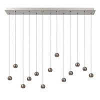 Lucide MONTANA - Hanglamp - LED Dimb. - CCT - 13x5,7W 2700K/4000K - Grijs ijzer | Premium - thumbnail