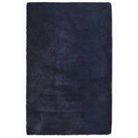 Hoogpolig vloerkleed NAVARRA 130x200 cm polyester marineblauw - thumbnail