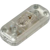 Kopp 191310089 Snoerschakelaar Met trekonlasting Transparant 1x uit/aan 2 A 1 stuk(s) - thumbnail