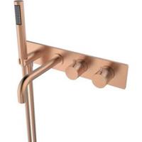 Saqu Shine inbouwmengkraan 38,4x20,6x23,9cm koper geborsteld - thumbnail