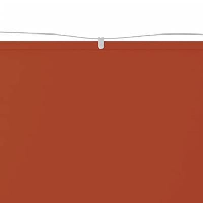 VidaXL Luifel verticaal 60x800 cm oxford stof terracottakleurig