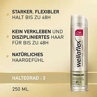 Wella Wellaflex Haarspray Colour Brilliance NR 3, 250 ml