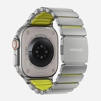 Nomad Stratos Titanium Strap Apple Watch 44mm / 45mm / 46mm / 49mm Naturel/Volt