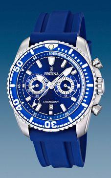 Horlogeband Festina F16574-3 Rubber Blauw Horlogeband Festina F16574-3 Rubber Blauw