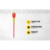 Stanley handgereedschap FatMax Schroevendraaier Parallel VDE 5,5 X 150mm - 0-65-413 - thumbnail