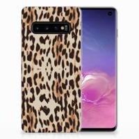 Samsung Galaxy S10 | TPU Hoesje | Leopard - thumbnail