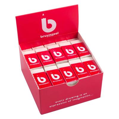 Bruynzeel Vlakgum middelgroot - 36 stuks