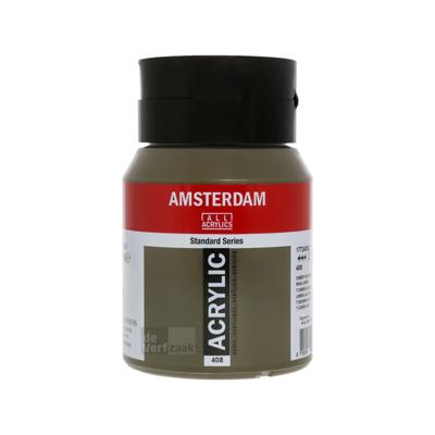 Royal Talens Amsterdam Acrylverf 500 ml - Omber Naturel 408