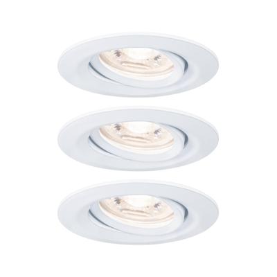 Paulmann 94293 EBL Nova mini Coin LED-inbouwlamp Set van 3 stuks LED 4 W Wit