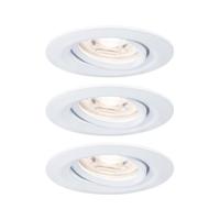 Paulmann 94293 EBL Nova mini Coin LED-inbouwlamp Set van 3 stuks LED 4 W Wit - thumbnail