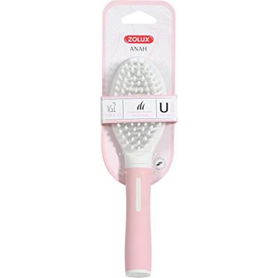 ZOLUX ANAH BORSTEL ZACHT ROZE / WIT