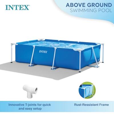 Intex 28271np rechthoekig framebad 260x160x65cm Intex 28271np rechthoekig framebad 260x160x65cm