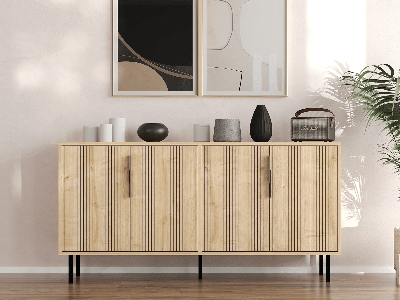 Dressoir CLARO 4 deuren saphire eik