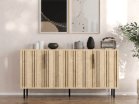 Dressoir CLARO 4 deuren saphire eik - thumbnail