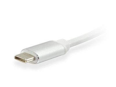 Equip 133451 USB Type C VGA Wit kabeladapter/verloopstukje