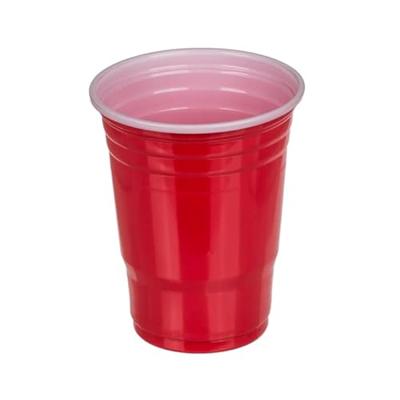 Beer Pong Set - 22 red cups en 15 tafeltennisballen - 550ml