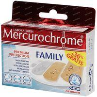 Mercurochrome Familie Pleisters 50+18 Promo