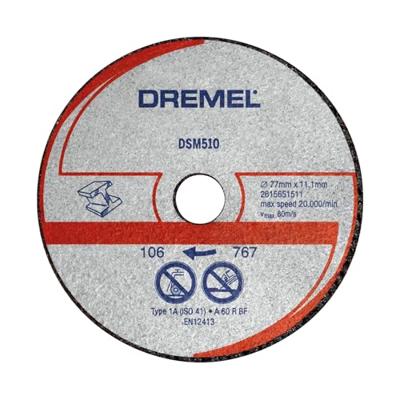 Dremel DSM540 2615S540JB Diamanten doorslijpschijf 77 mm 1 stuk(s) Tegels, Baksteen, Marmer, Porselein, Keramiek