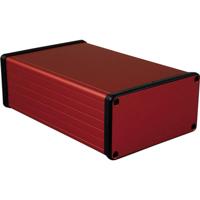 Hammond Electronics 1455N1601RD Profielbehuizing 160 x 103 x 53 Aluminium Rood 1 stuk(s) - thumbnail