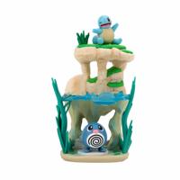Jazwares Pokémon environment figuren set - poliwag & squirtle - thumbnail