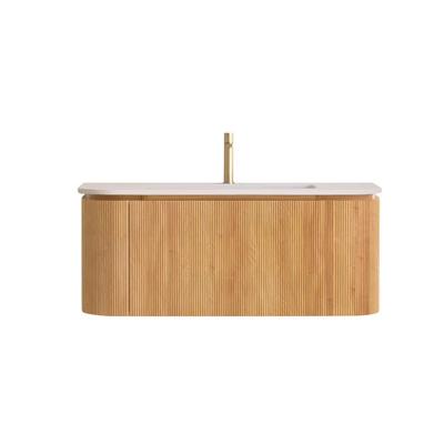 Badmeubelset Sanilux Eleganza 100 cm 1 Kraangat Acacia