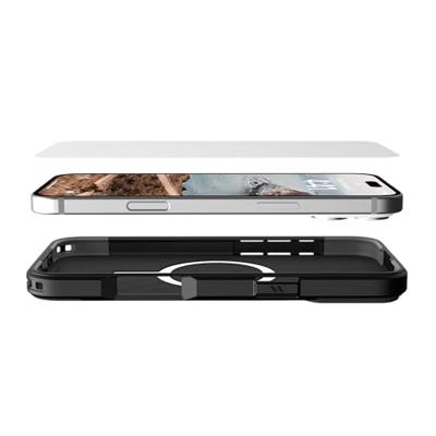 Urban Armor Gear Tempered Glass 14436111NA Screenprotector (glas) Apple iPhone 16 Plus, iPhone 15 Plus 1 stuk(s) Anti-vingerafdruk, Krasvast Urban Armor Gear Tempered Glass 14436111NA Screenprotector (glas) Apple iPhone 16 Plus, iPhone 15 Plus 1 stuk(s) Anti-vingerafdruk, Krasvast