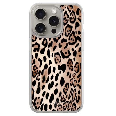 iPhone 15 Pro Max hybride hoesje - Golden wildcat